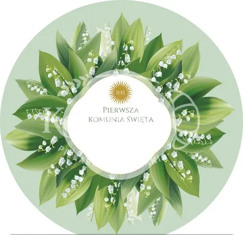 Opłatek komunijny 2 C