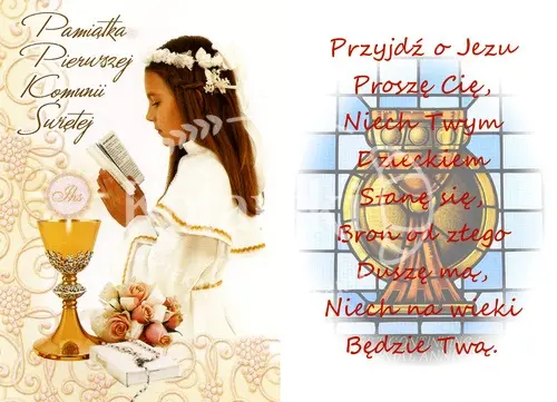 Opłatek komunijny Książka 1 A