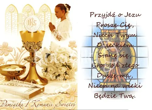 Opłatek komunijny Książka 2 B