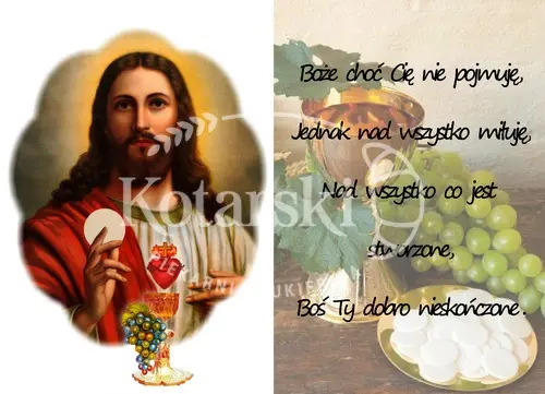 Opłatek komunijny Książka 3 B