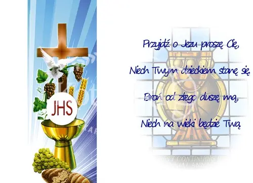 Opłatek komunijny Książka 4 C