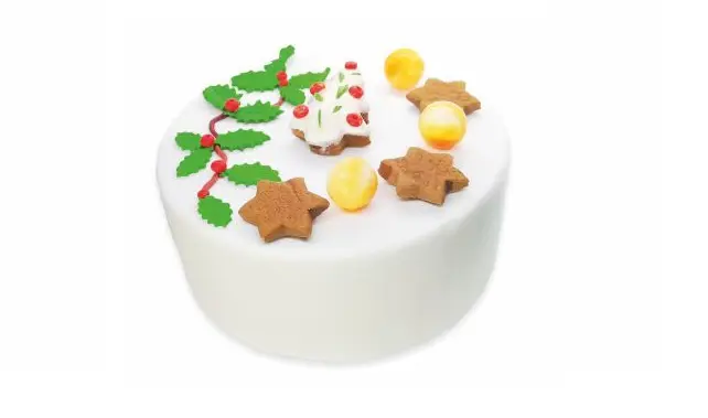 Tort w Świątecznej Dekoracji
